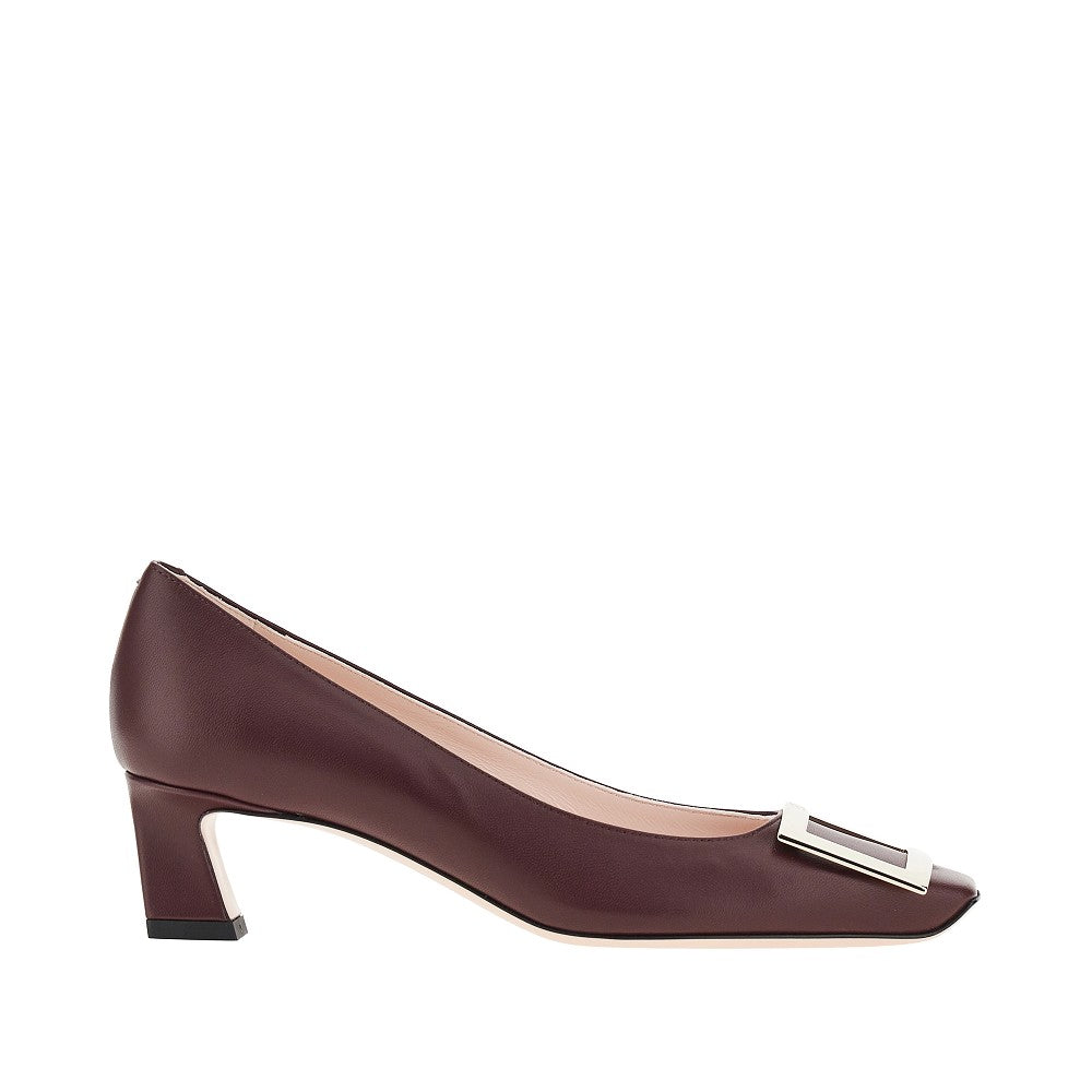 trompette leather pumps