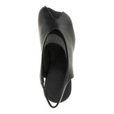 MM6 36 leather anatomic numeric slingback pumps