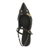 nappa leather slingback pumps with charms