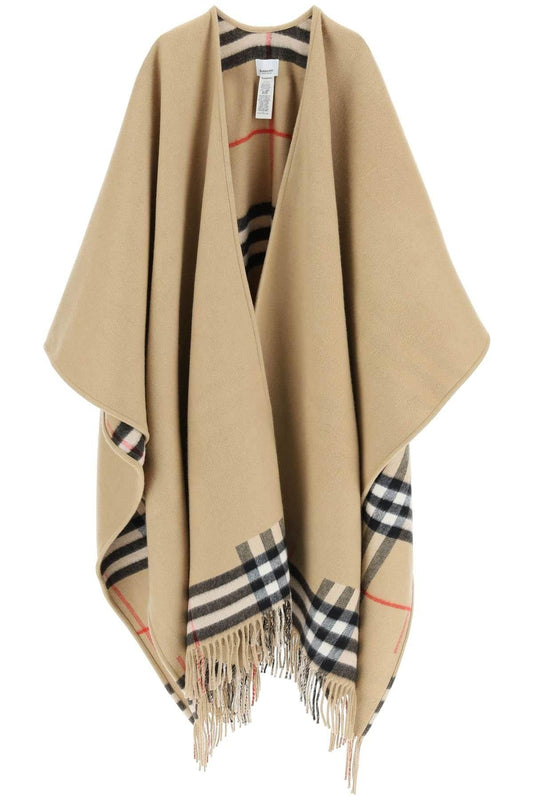 BURBERRY Wool and Cashmere Cape