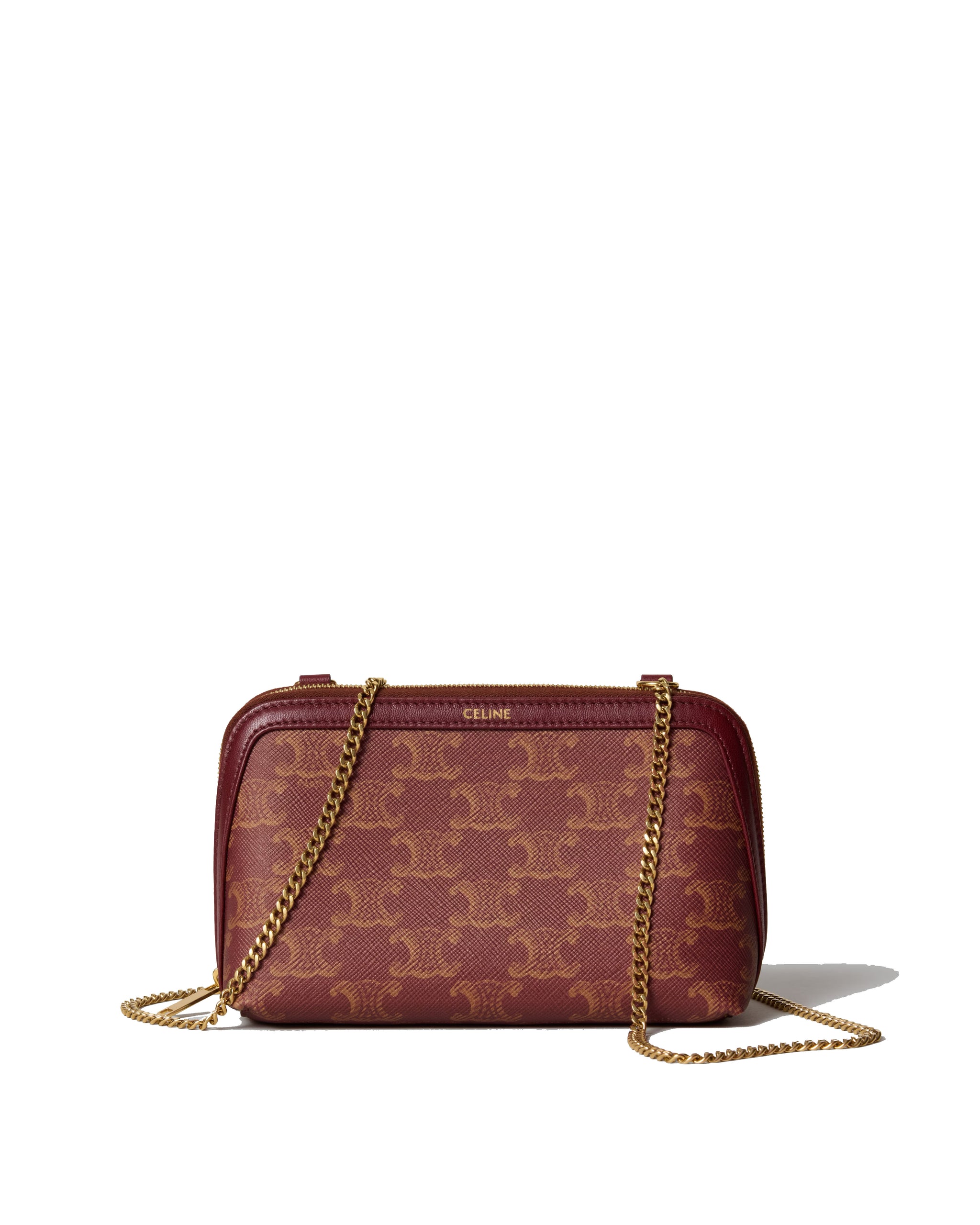 Clutch on Chain Triomphe Canvas Bag
