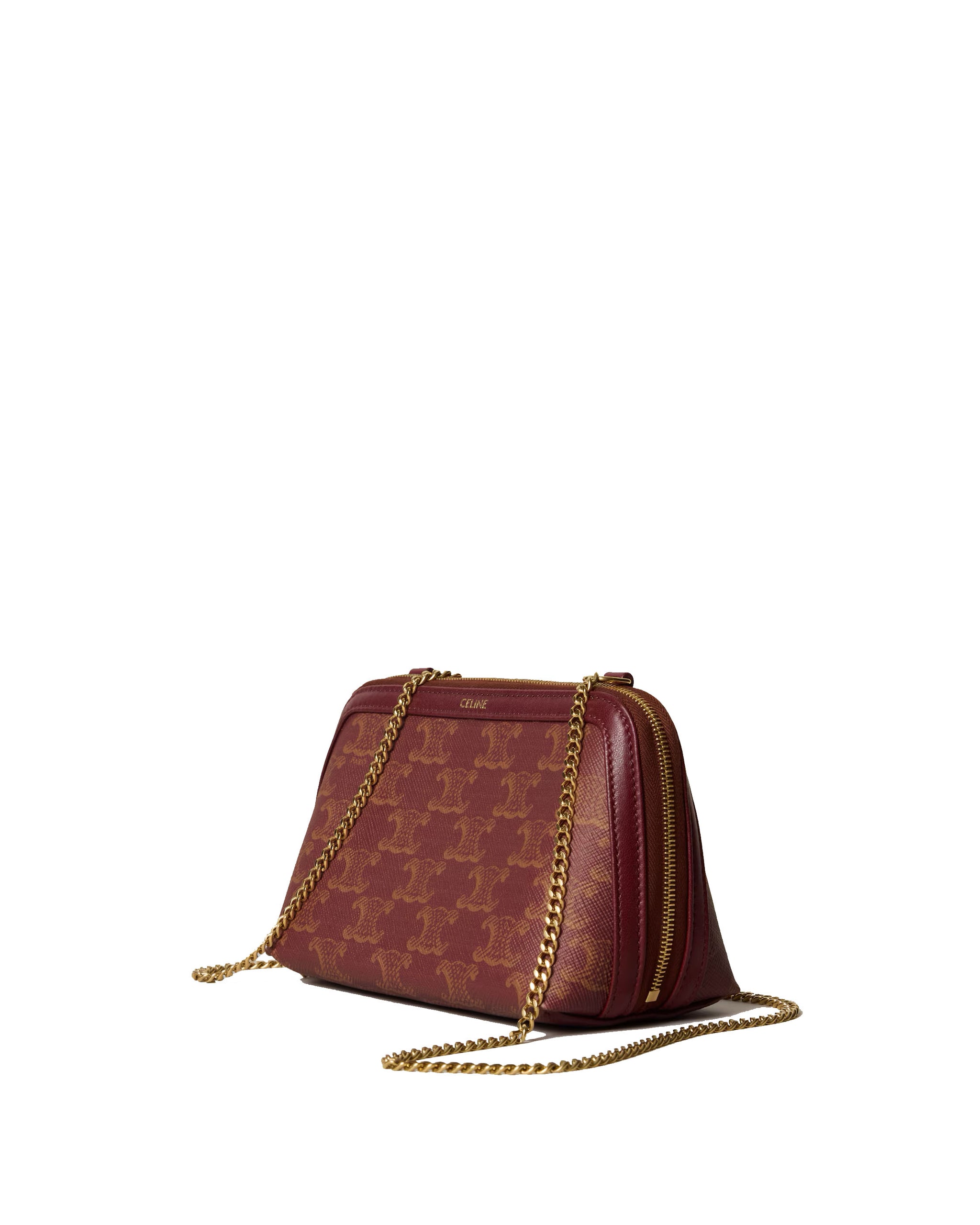 Clutch on Chain Triomphe Canvas Bag