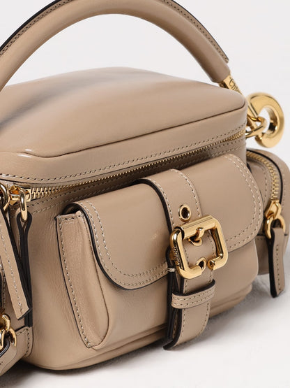 chloé polished leather handbag