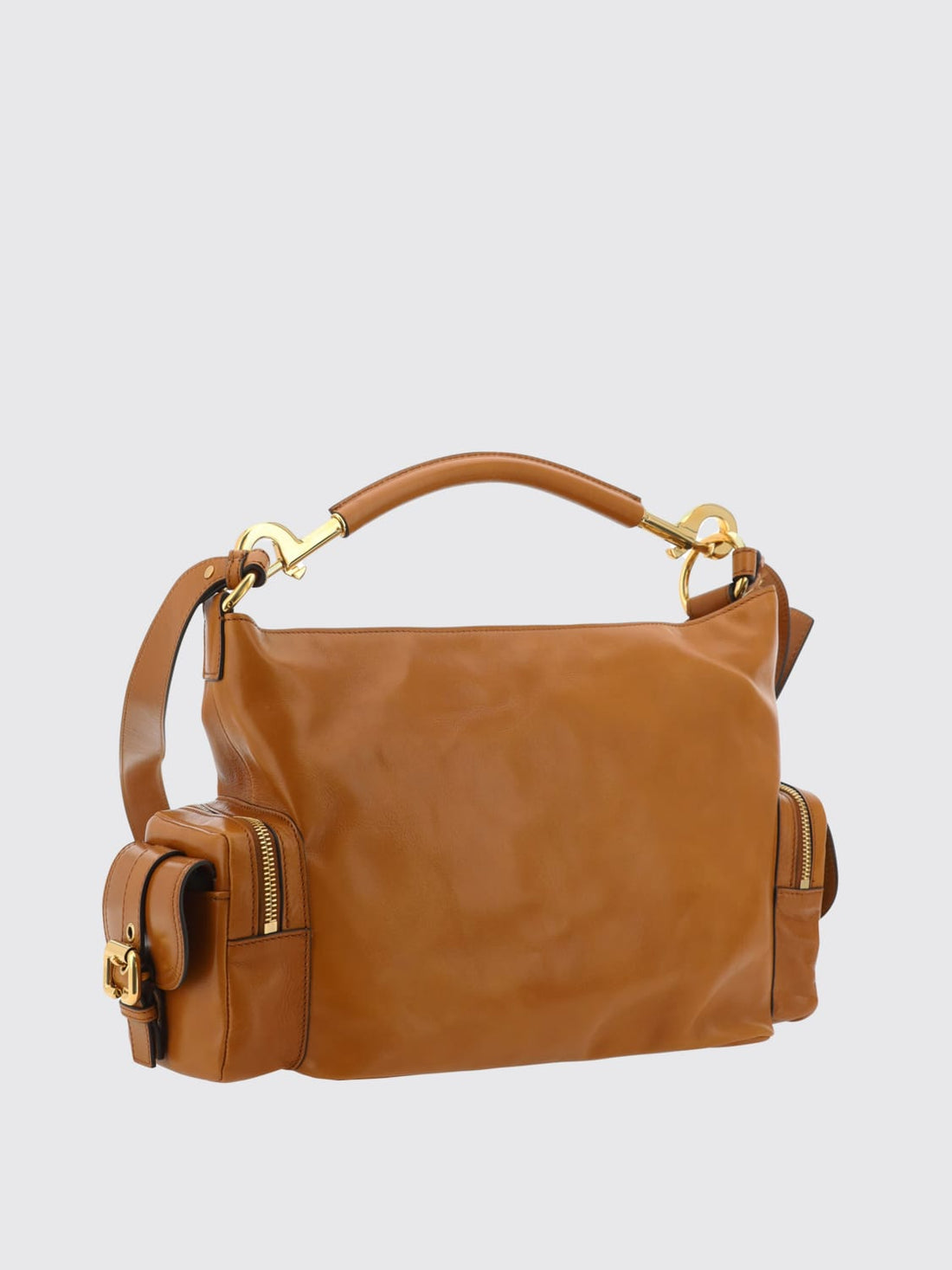 chloé leather camera bag