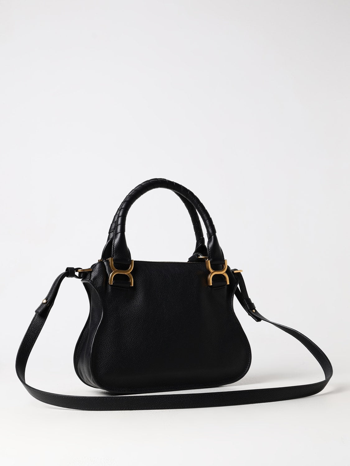 chloé marciè grained leather bag