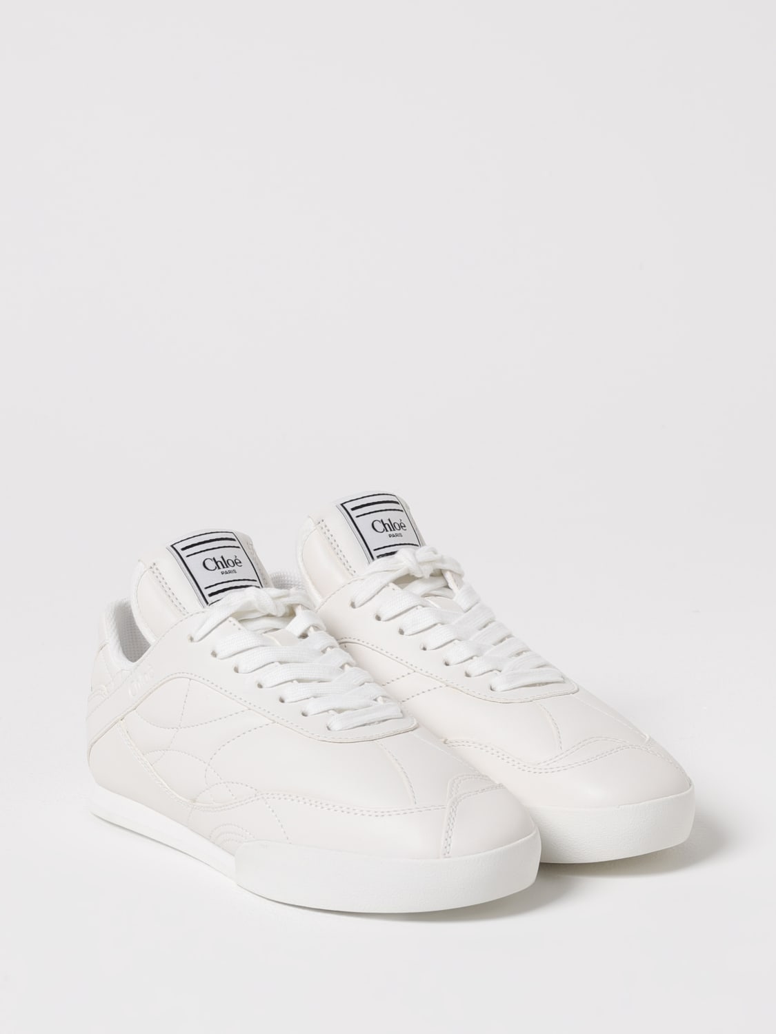 スニーカー CHLOE Woman Sneakers White CHC25S07IPN 101 Chloé Sneakers Woman Chloé-white – Modecraze Inc.