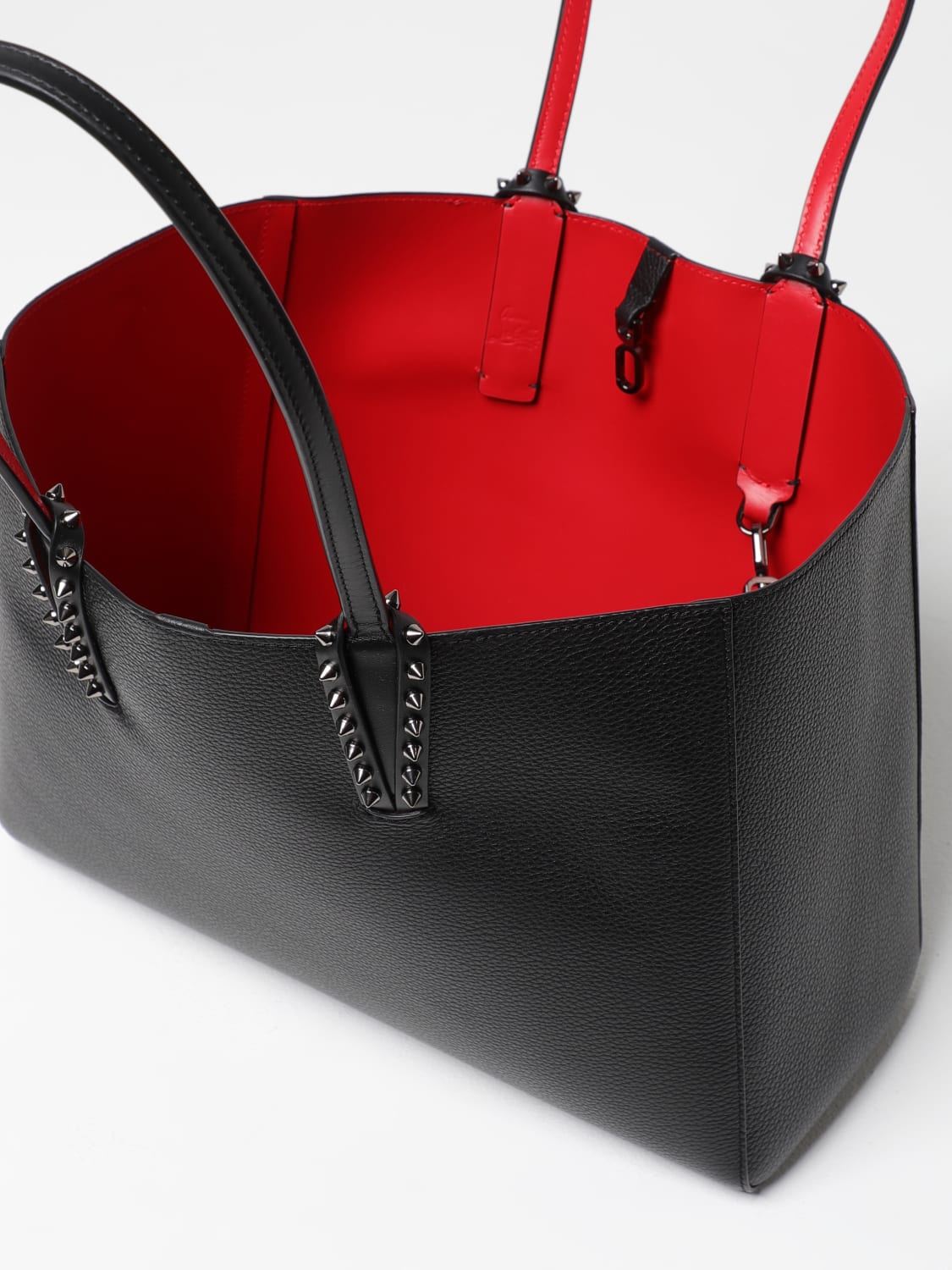 small cabata leather tote bag