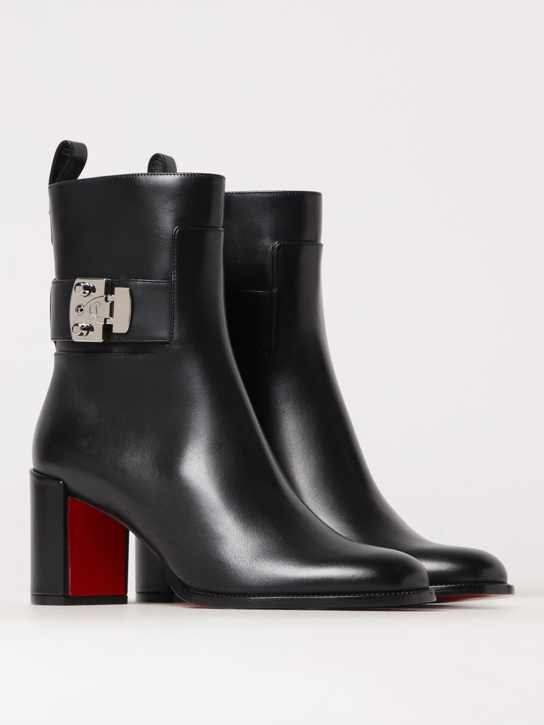 flat ankle boots woman christian louboutin
