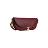 Soft Triomphe Little Halfmoon Shiny Lambskin Bag