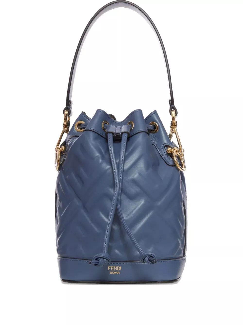 Fendi Ff-motif Mon Tresor Leather Mini Bucket Bag
