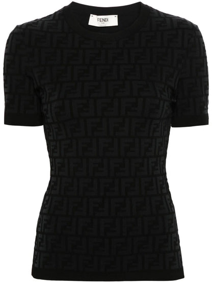 Fendi Ff Short-sleeved Jumper