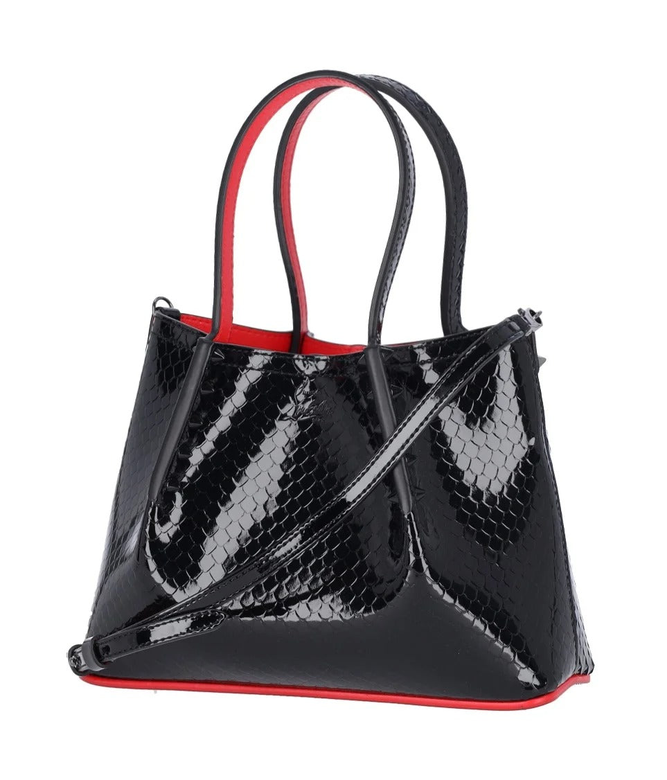 Cabarock Mini Snakeskin Embossed Leather Tote