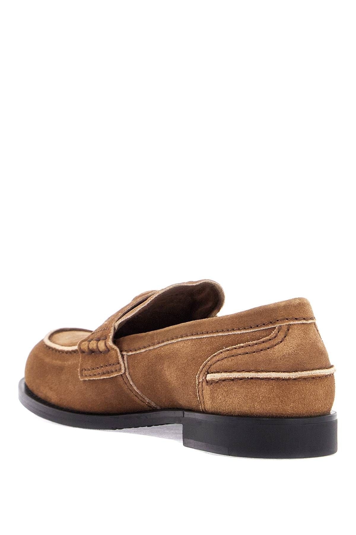 Delav Suede Leather Penny Loafers