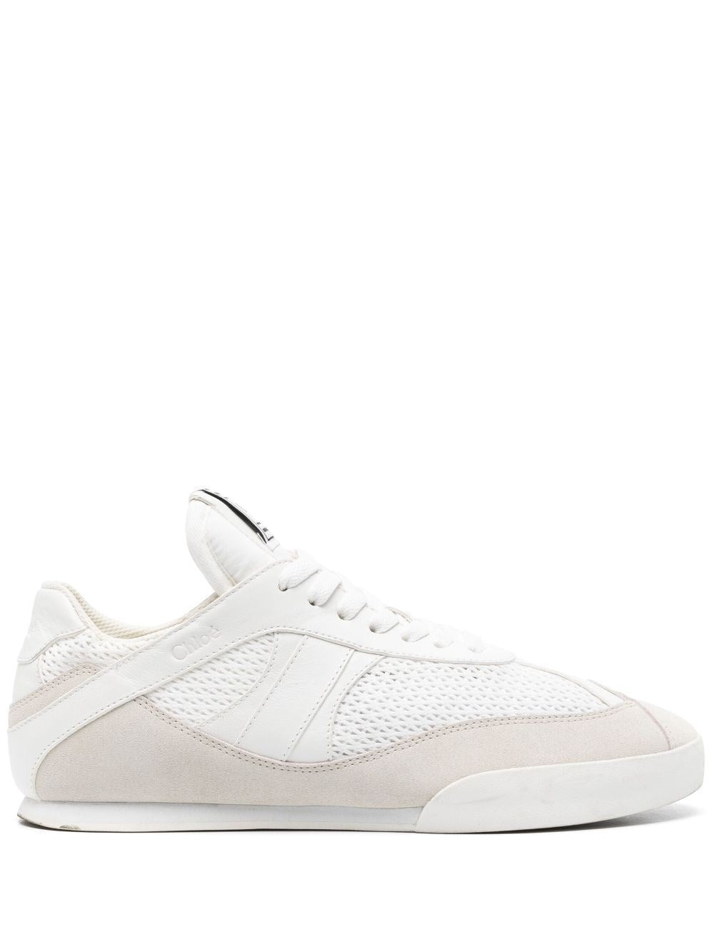 Chloé Mesh And Suede Kick Sneakers