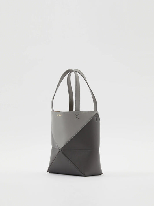 Mini Fold Leather Tote