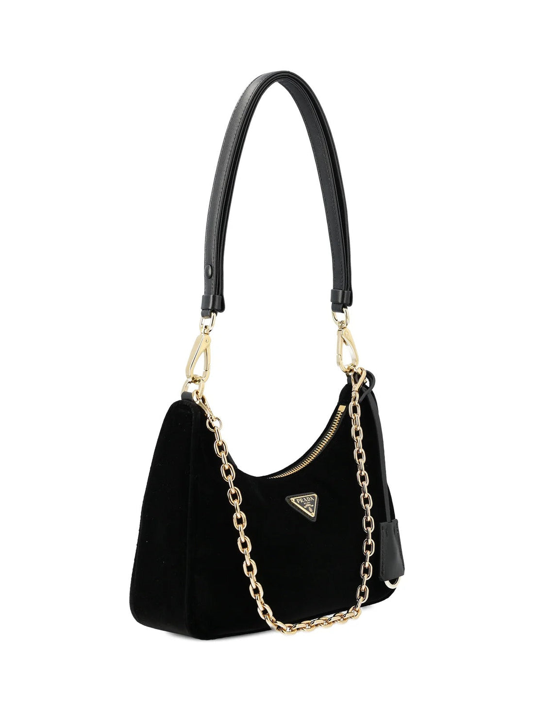 Re-Edition Chain Velvet Shoulder Bag