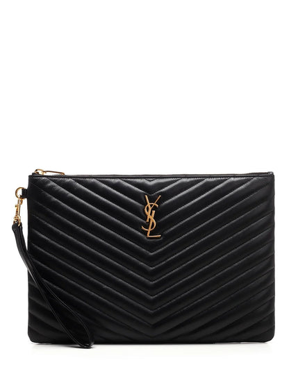 saint-laurent-large-cassandre-quilted-matelasse-wristlet