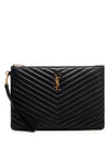 Medium Cassandre Matelasse Quilted Wristlet Pouch