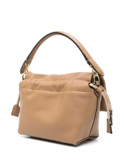 mamma baguette small nappa leather bag