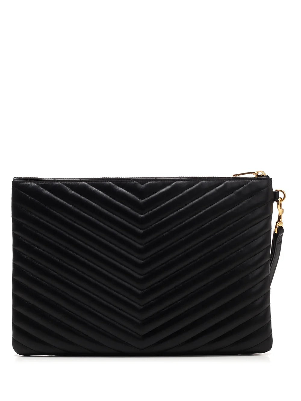 Medium Cassandre Matelasse Quilted Wristlet Pouch