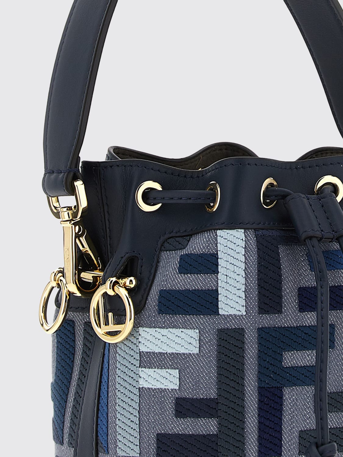 mon tresor ff canvas bucket bag