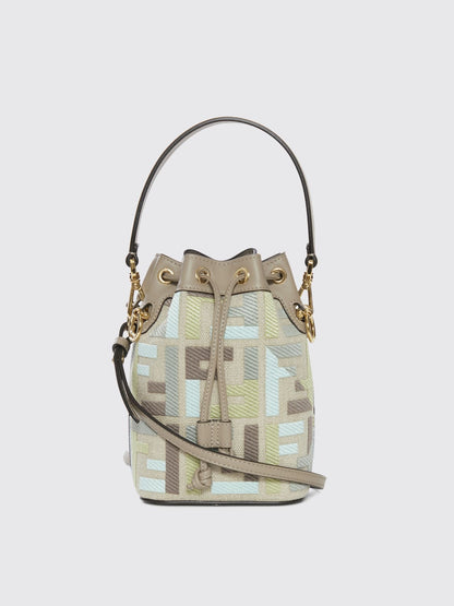 mon tresor ff multicolor bucket bag