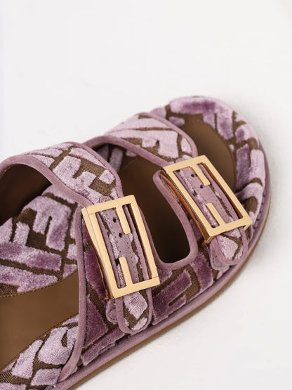 wedge shoes woman fendi