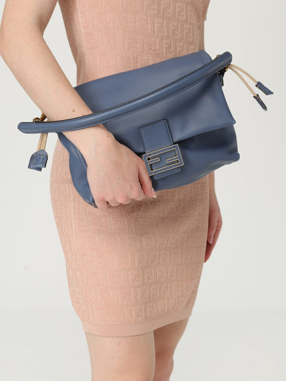 medium mamma baguette leather shoulder bag