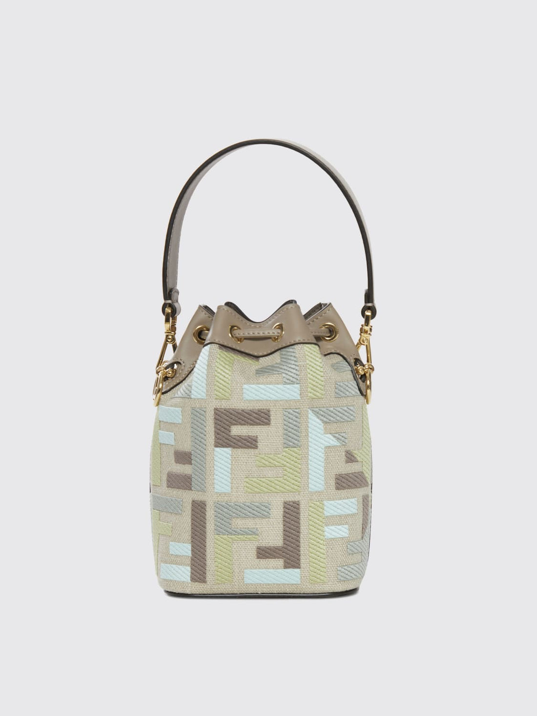 mon tresor ff multicolor bucket bag