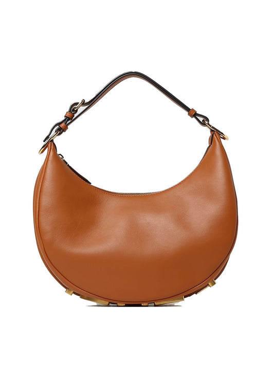 Fendigraphy Small Leather Shoulder Bag