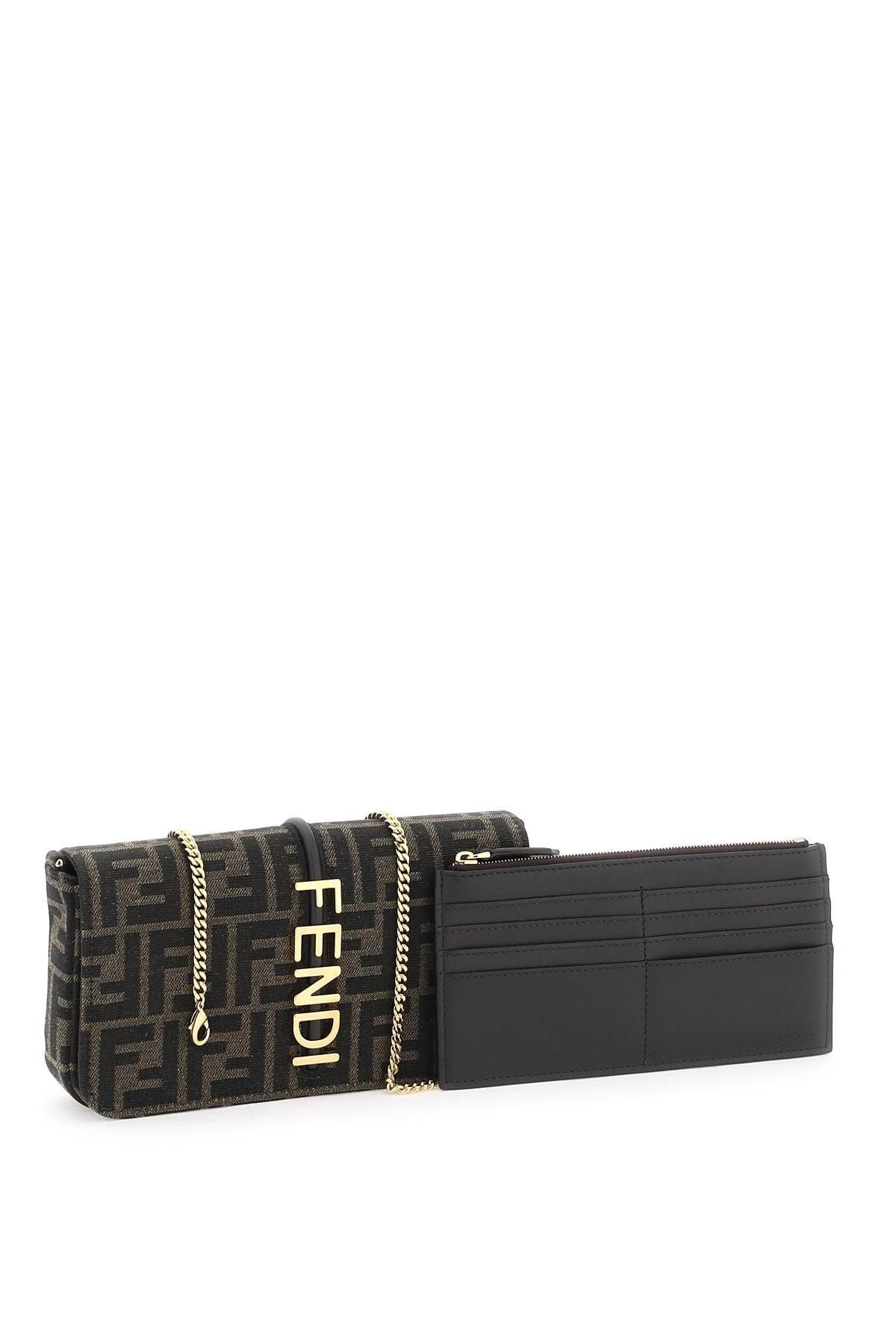 Fendigraphy FF Jacquard Wallet on Chain