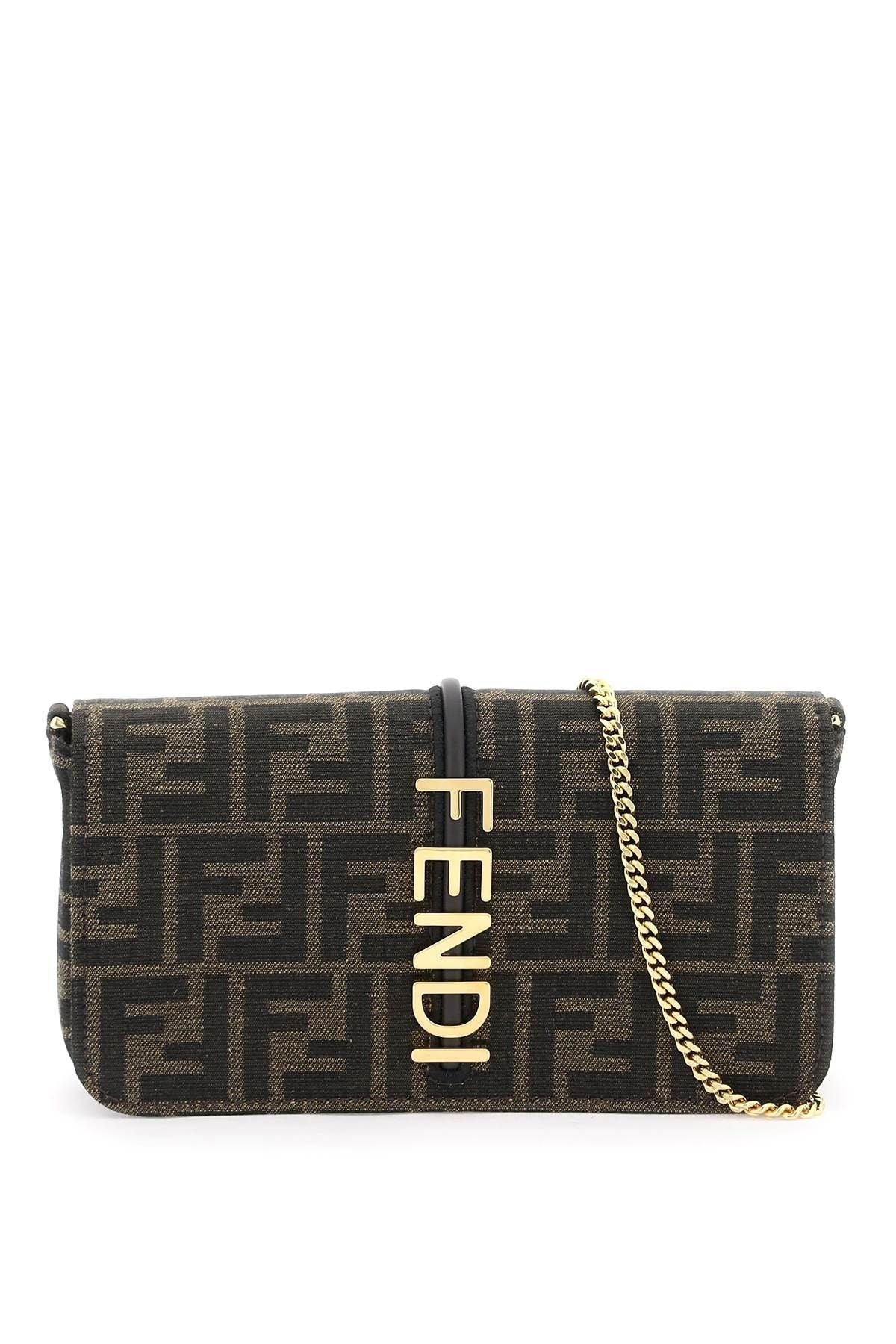 Fendigraphy FF Jacquard Wallet on Chain