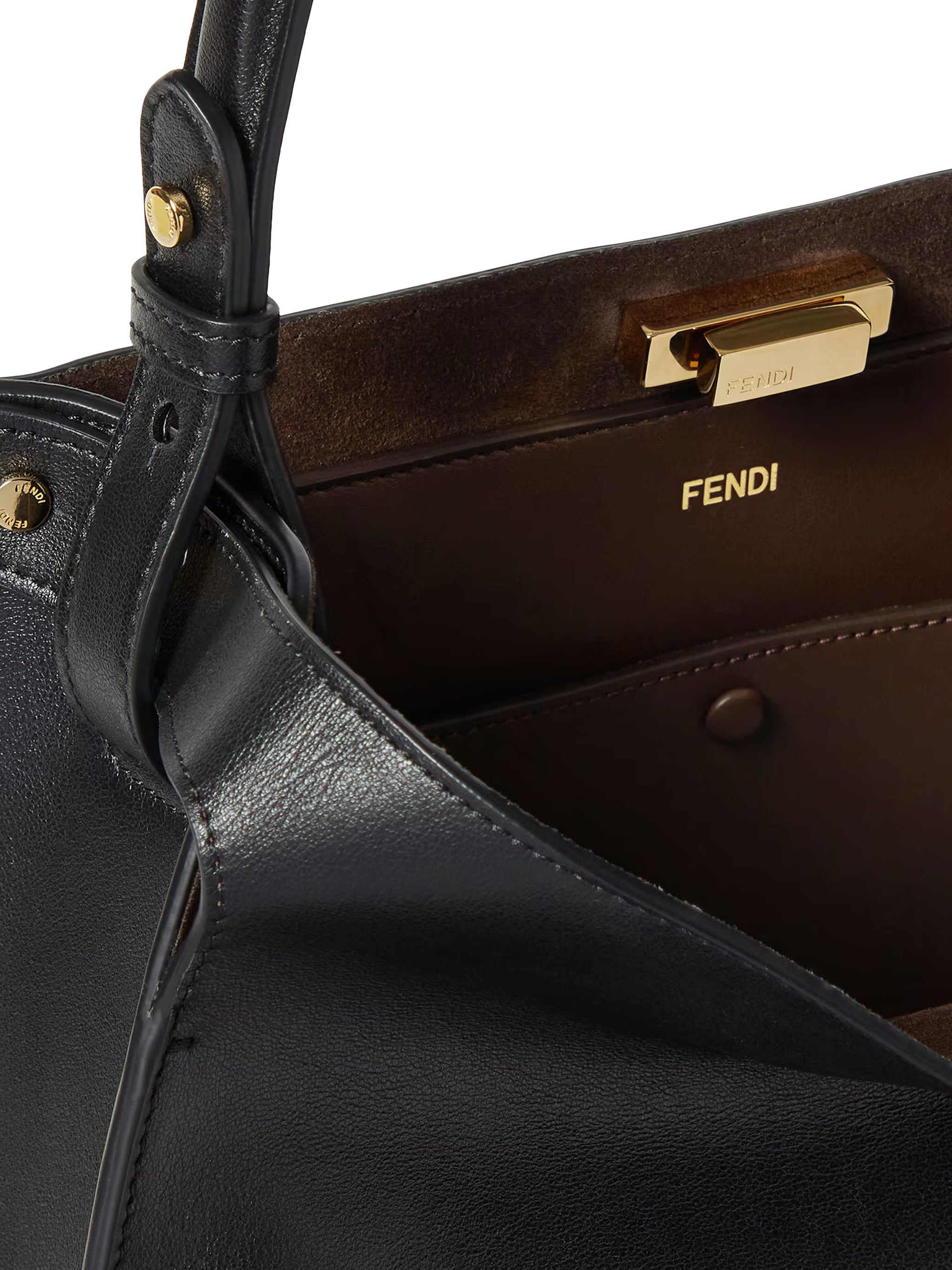 Fendi Way Medium Leather Shoulder Bag