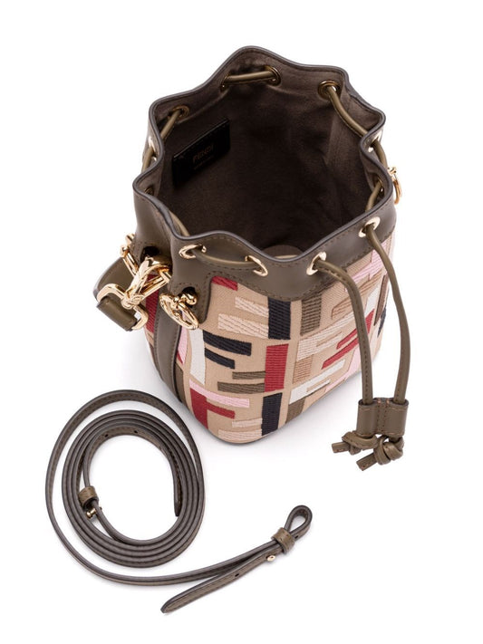 mon tresor mini bucket bag