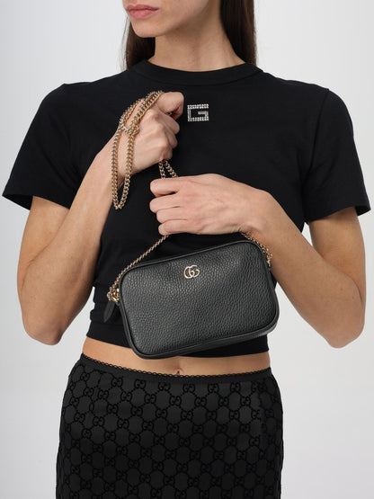 GG Marmont Mini Leather Camera Bag