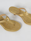 woman's heeled sandal