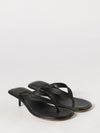 sampieri rubber thong sandals with medium stiletto heel