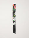 floral print gg monogram silk bandeau