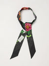 floral print gg monogram silk bandeau