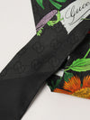 floral print gg monogram silk bandeau