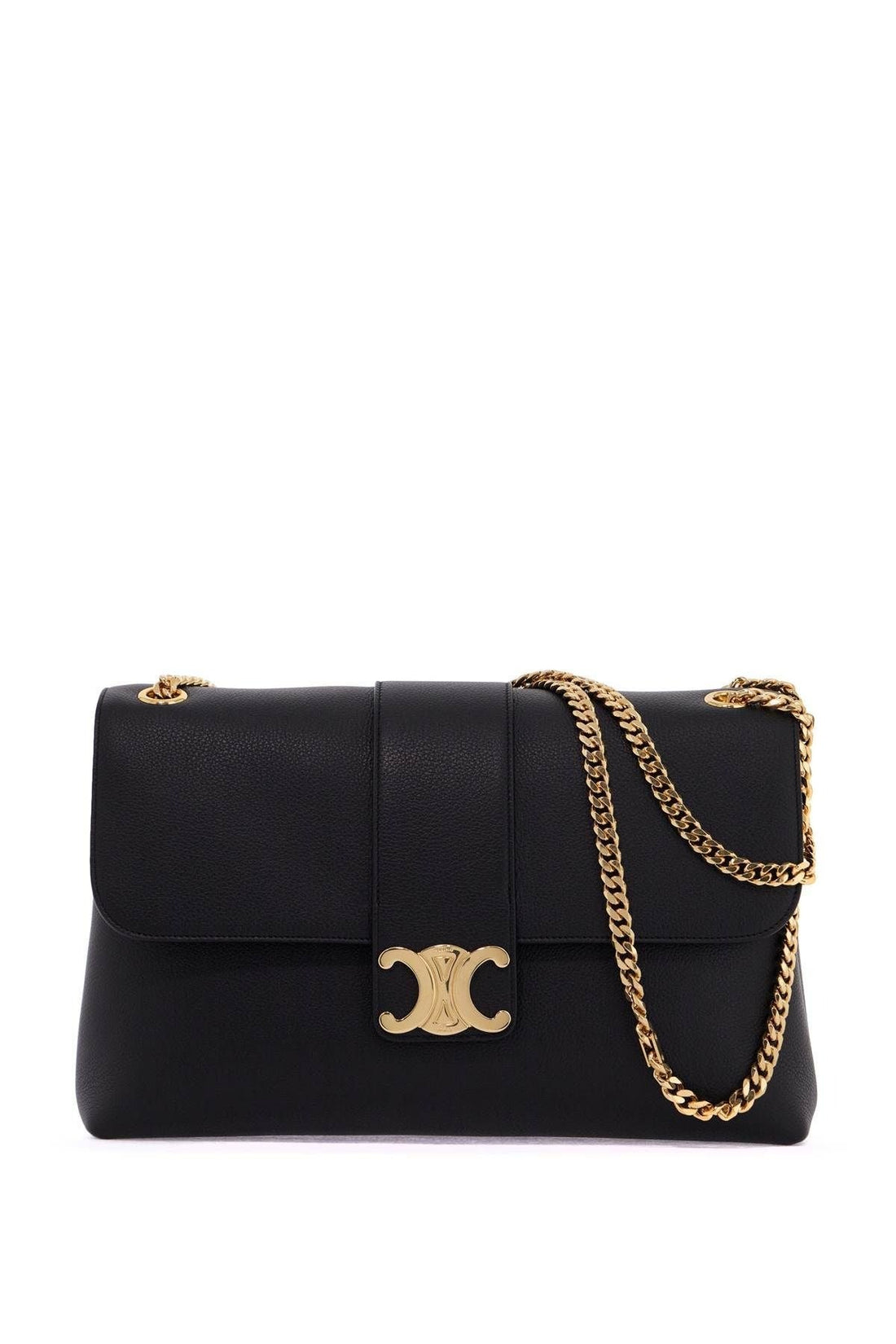 Victoire Large Leather Shoulder Bag