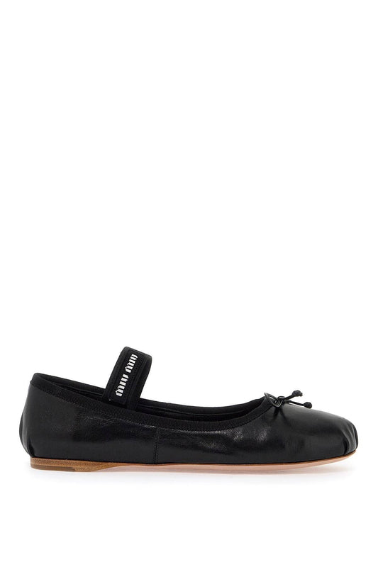 Miu Miu Leather Ballet Flats 