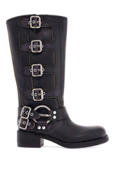 Miu Miu Leather Biker Boots 