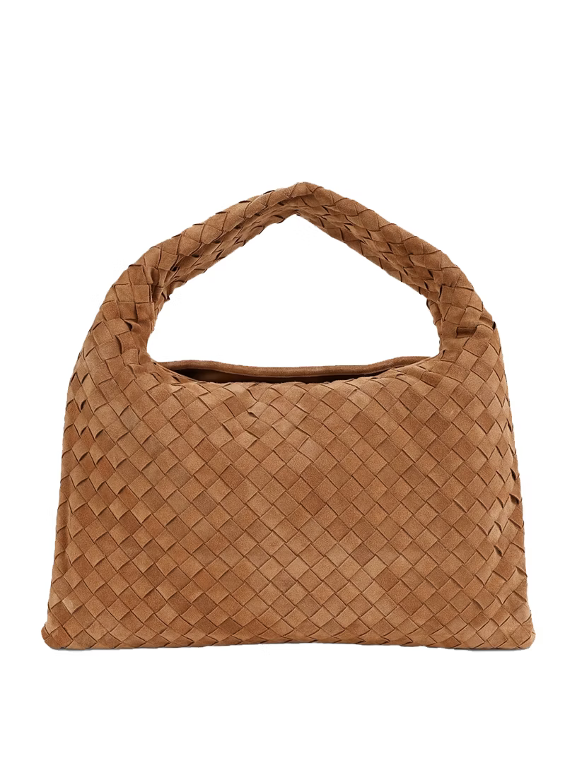 Small Hop Suede Leather Shoulder Bag