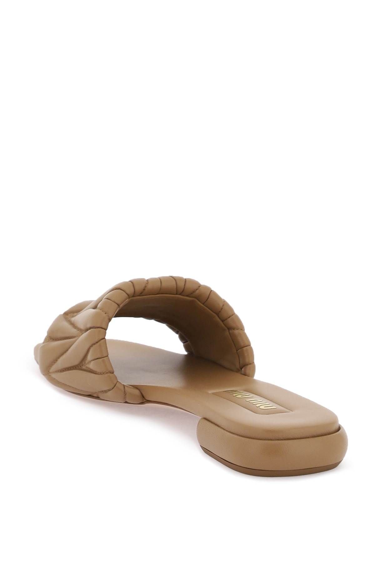 Matelass Nappa Leather Slides