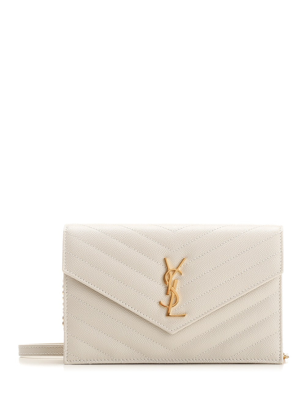 SAINT LAURENT Cassandre Matelasse Chain Wallet