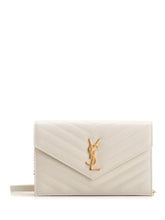 SAINT LAURENT Cassandre Matelasse Chain Wallet