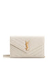 SAINT LAURENT Cassandre Matelasse Chain Wallet