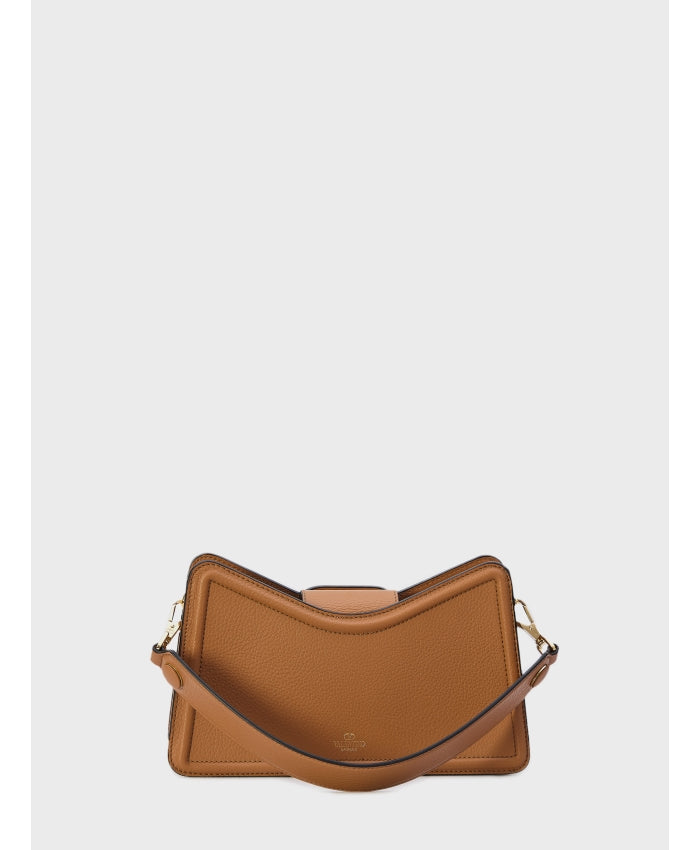 vlogo leather shoulder bag