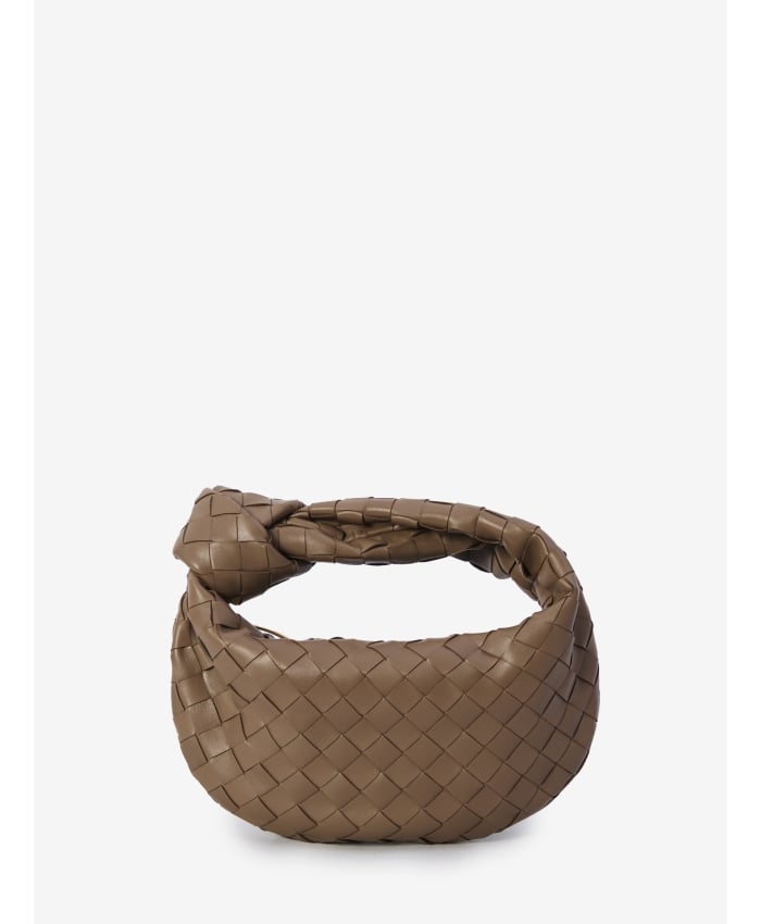 Bottega veneta taupe mini jodie bag